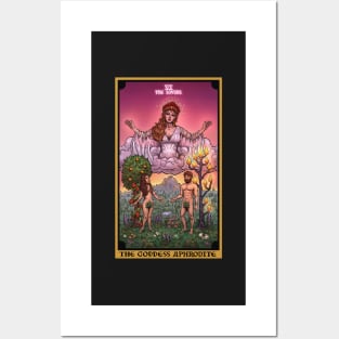 The Goddess Aphrodite The Lovers Tarot Card Posters and Art